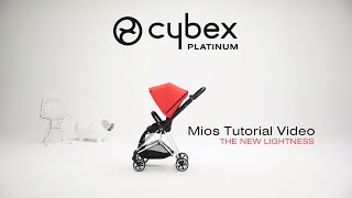 CYBEX stroller Mios  Tutorial video [upl. by Teresita]