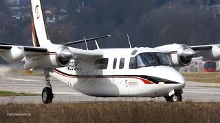 RARE Rockwell 690A Turbo Commander TakeOff  GREAT Garrett TPE331 Turboprop Sound [upl. by Munafo645]