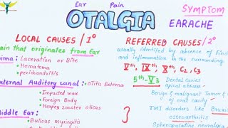 Otalgia  Symptom Causes ENT [upl. by Aramen]