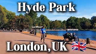 London HYDE PARK Boating Serpentine Lake [upl. by Norene]