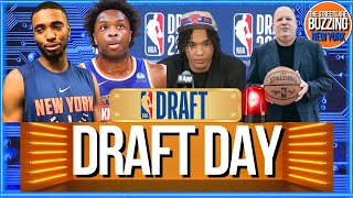 OG ANUNOBY COMING BACK KNICKS DRAFT LIVE Pacome Dadiet picked 25th Mikal Bridges Trade NBA Draft [upl. by Adiaj]