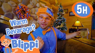 Christmas Snowflake Scavenger Hunt  5 Hours of Blippi and Meekah Best Friend Adventures [upl. by Annid970]