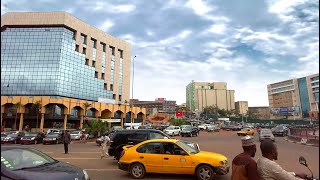 Yaoundé City Center Walk during the day [upl. by Damalis263]