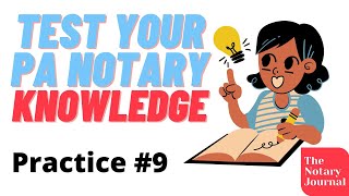 Pennsylvania Notary Test Practice Questions 9 [upl. by Alieka]