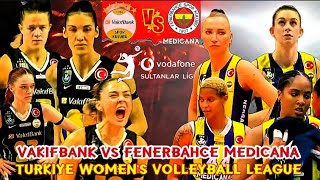 VAKIFBANK 🆚 FENERBAHCE MEDICANA TURKISH WOMENS VOLLEYBALL 2024 [upl. by Suilienroc]