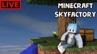 Live Semua mulai disini  Minecraft Skyfactory 1 [upl. by Salokcin]