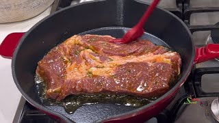 Tender SteakBeef In 10 Minutes Secret To Soften The Toughest SteakBeef [upl. by Templer]