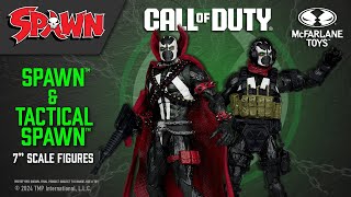 NEW Call of Duty™ Spawn™  Spawn™ amp Tactical Spawn™ 7quot Scale Figures  Action Figure Showcase [upl. by Yi]