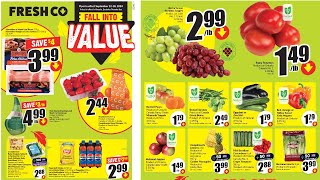 FreshCo Flyer Canada 🇨🇦  September 12  September 18 [upl. by Yirinec]