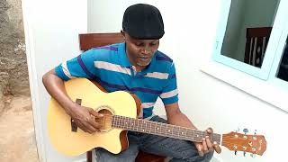 Umwezi utuje by Masabo covered by Emma Guitar 0783824710 [upl. by Grosmark]