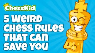 Five Weird Chess Rules to WIN More Games  ChessKid [upl. by Nagle]