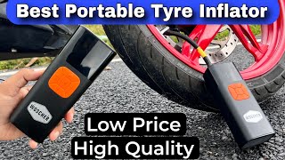 Best Portable Cordless Tyre Inflator  Woscher i6 2in1 Tyre Inflator For Bike  Scooter  Car [upl. by Iggam]