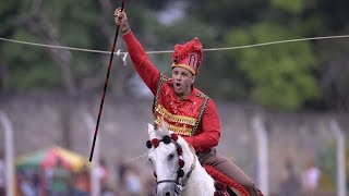 Festa Cavalhada vivida com emoção no Brasil [upl. by Bindman]