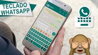 Instala el Nuevo Teclado Estilo WhatsApp en Culaquier Android [upl. by Ynettirb]