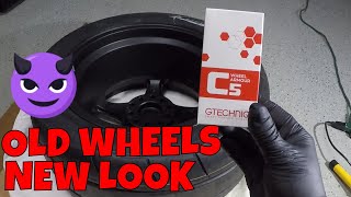 HOW TO Apply GTECHNIQ C5 Wheel Armour Ceramic Coating [upl. by Haerb]