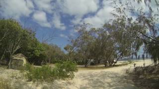 MV Natone Camp Area Inskip Peninsula Rainbow Bay Qld [upl. by Gulgee]