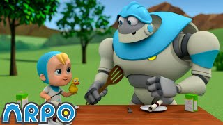 Delicious😋  Baby Daniel and ARPO The Robot  Funny Cartoons for Kids [upl. by Graeme193]