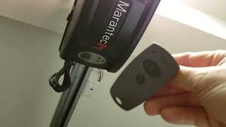 DIY  Marantec M4500e Garage Door Opener Closing and bouncing back Open  Replacing Position Tab [upl. by Anawad]