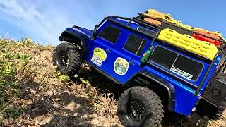 TRX4 Land Rover Defender Off Road Adventure Mountain Trip 4x4 [upl. by Naus174]