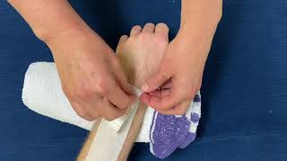 How to apply Hypafix tape for oedema management [upl. by Revorg]