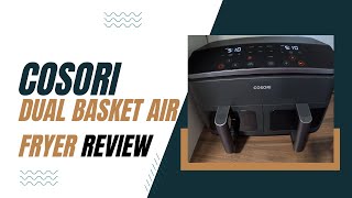 COSORI Dual Basket Air Fryer Review  will it cook chicken better than rotisserie oven [upl. by Ferdy]