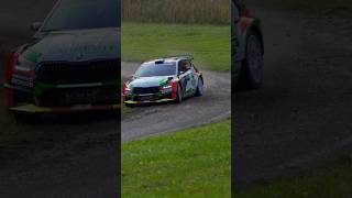 Armin Kremer full attack at Rally Central Europe💯👏🏻 rallye cer rally wrc wrcrally drift car [upl. by Tdnerb]