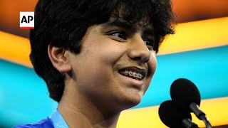 Dev Shah wins National Spelling Bee with psammophile [upl. by Anrol]