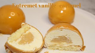 Entremets VanilleCaramel [upl. by Auohc]