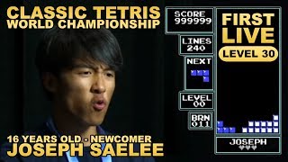 First Level 30 Live at CTWC Joseph Saelee OWNS Tetris Qualifiers  CTWC 2018 [upl. by Asilehc]