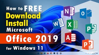 How to free download Microsoft Office 2019 for windows 11  Genuine Version [upl. by Acimat]