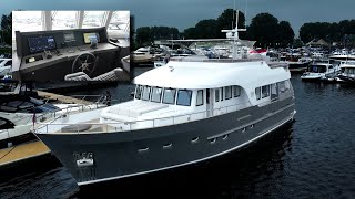 ONE OFF Explorer Yacht FOR SALE MY ‘Dutch Lion’ FULL Boat Tour [upl. by Zakarias]