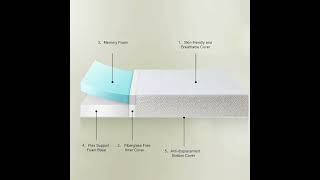 Twin Size Mattress 568 Inch Memory Foam Mattresses amazoncommission [upl. by Verger]