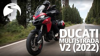 2022 Ducati Multistrada V2 review  whats new other then the name [upl. by Tiraj]