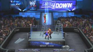 WWE Smackdown Vs Raw 2011 Road To WrestleMania quotMysterioquot  Part 9  Fatal 4 Way Ladder Match [upl. by Kristi]