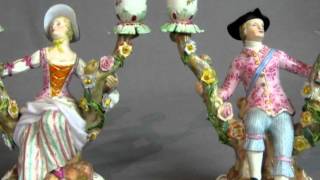 MEISSEN PORCELAIN FIGURES [upl. by Aremat]