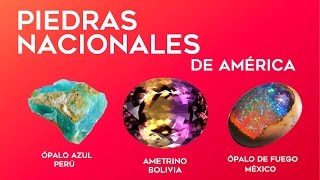 Piedras nacionales de America  Las gemas mas representativas 💎  Foro de minerales [upl. by Nerrawed]