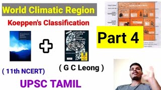 World Climatic Region for UPSC in Tamil  Koeppen Classification of climate part 4  upsc2025 [upl. by Eenyaj]