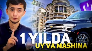 Uzum biznesda 18 yoshli Millioner 1 yilda Tahoe va qimmatbaho uy [upl. by Meesan]