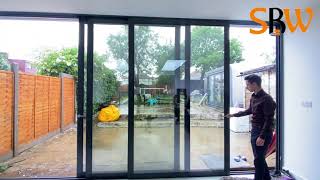 Sliding Door  Aluminium  3 panels [upl. by Anier682]