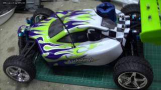 BackWash Nitro RC Buggy  RustyRC [upl. by Hacim352]