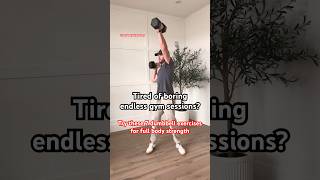 7 Full Body Dumbbell Exercises You Can Do At Home workoutmotivation homeworkout [upl. by Wiersma]