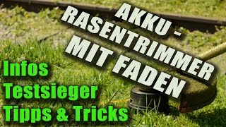 Akku Rasentrimmer mit Faden  Infos Tipps und Testsieger  AkkuRasenTrimmerTestsde [upl. by Edijabab499]