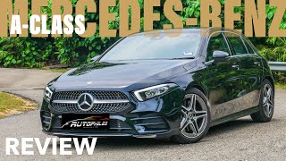 This stage 2 Mercedes Benz A250 sounds insane with full exhaust  A45 body kit [upl. by Harihs824]