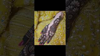 Unique and easy henna design mehndi short youtubeshort [upl. by Barron]