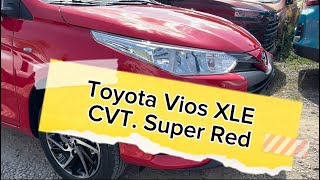 Toyota Vios 13 XLE CVT SUPER Red  Marco Vizconde [upl. by Erehs]