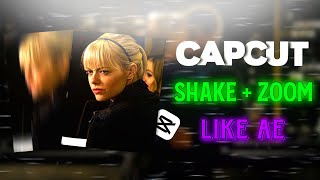 CAPCUT  SMOOTH SHAKE  ZOOM TUTORIAL 🔥 [upl. by Hoopen]