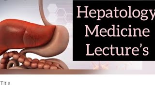 HEPATOLOGY MEDICINE LECTURES part 15  Alcoholic Liver Disease medicinelectures liver hepatology [upl. by Eiuqnom167]