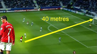 Cristiano Ronaldo Unbelievable Long Range Goals That Shocked The World Part 1 [upl. by Rolyks]