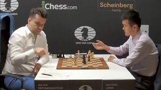 Ding Liren 2736 vs Fabiano Caruana 3798  FIDE Chess Olympiad 2024 [upl. by Cerell]