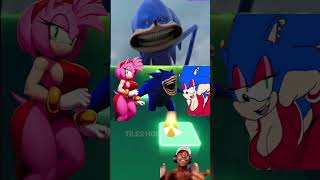 Hot Amy Rose vs Giant Shin Sonic vs Hot Sonica Female x Coffin Dance Tiles Hop shorts [upl. by Yvad920]